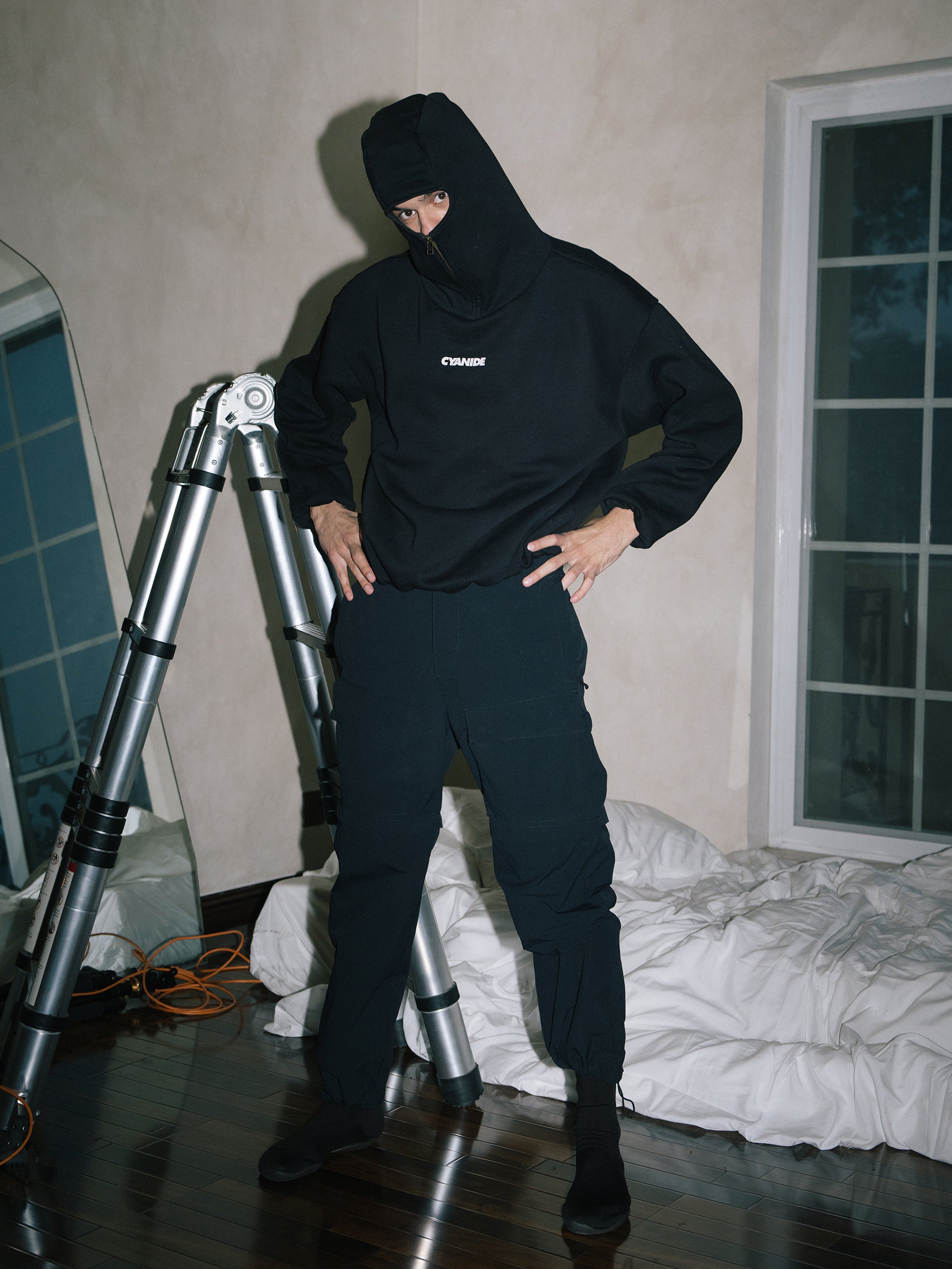 TECHNICAL BALACLAVA HOODIE – CYANIDE
